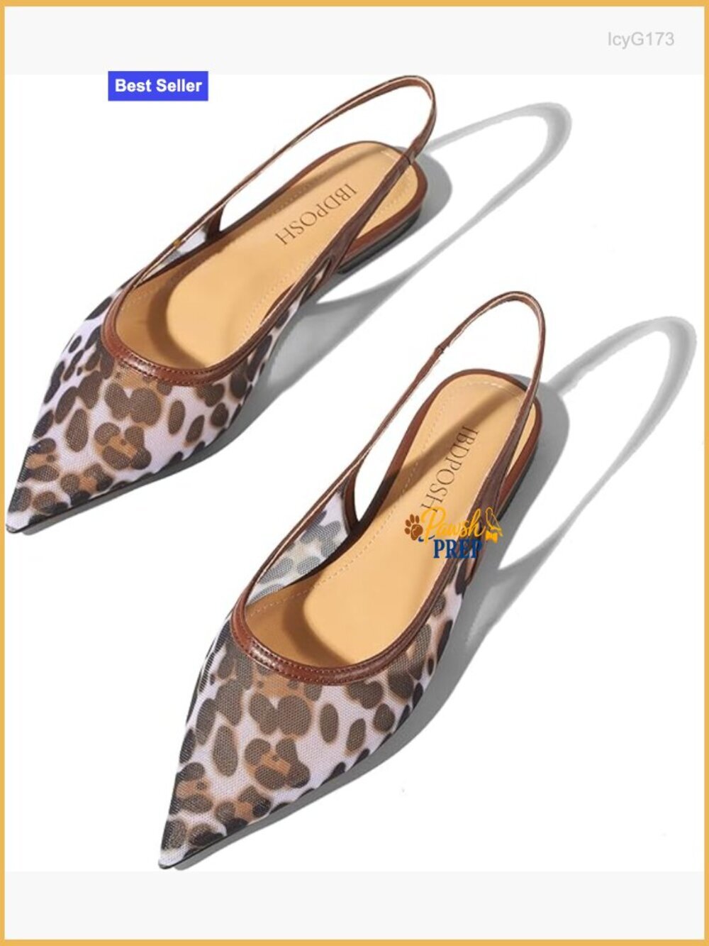Slingback Flats Women Pointed Toe Breathable Mesh Party Shoes